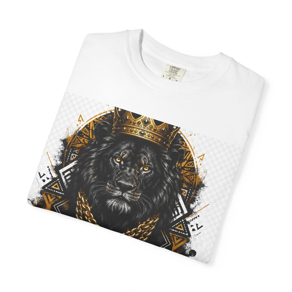Born to Lead Lion Graphic T-Shirt — Bold Motivational Tee